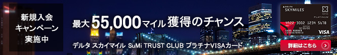 デルタ スカイマイル SuMi TRUST CLUB プラチナVISAカード